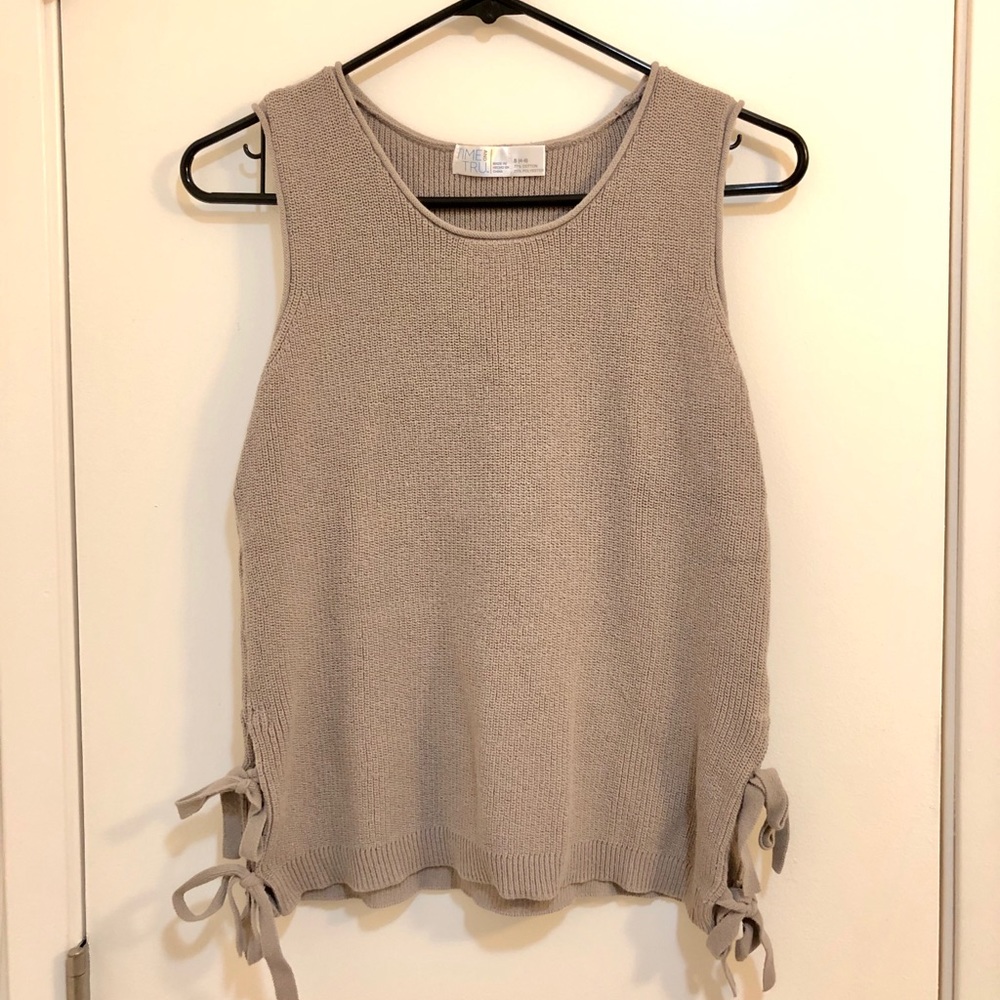 Time and Tru Sweater Tank
